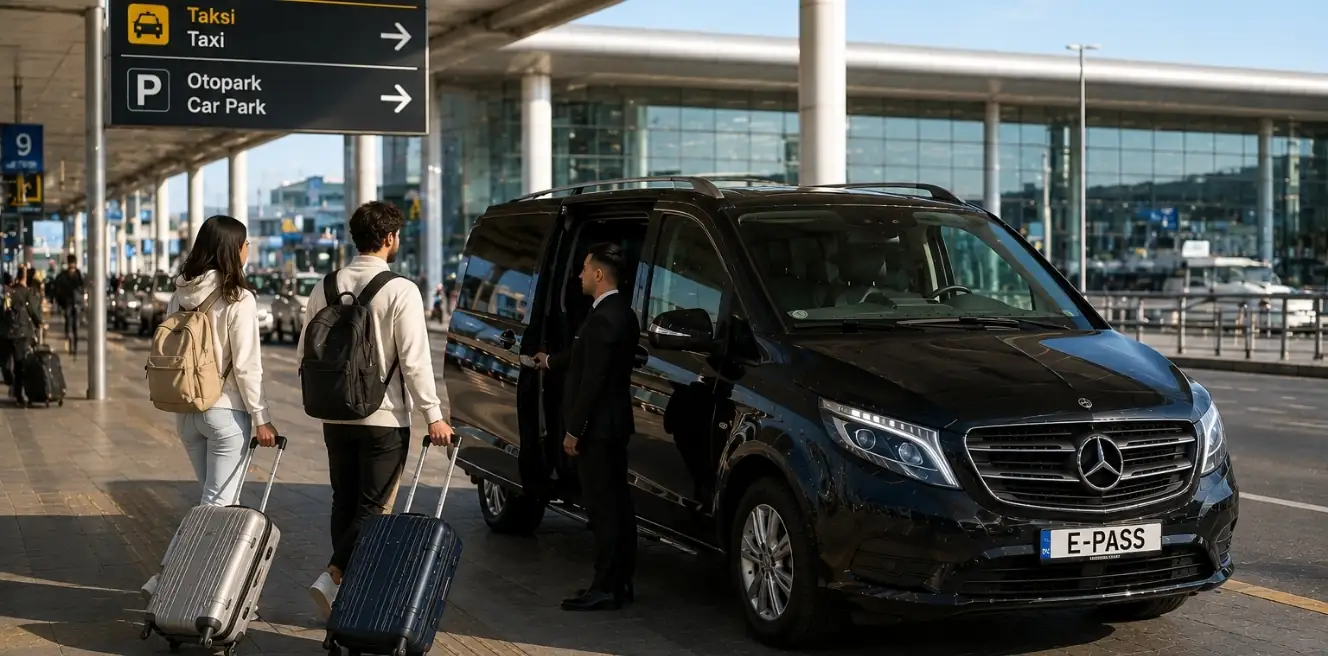 Sabiha Gokcen Airport Saw Private Arrival Departure Transfer By 5 Seater Van