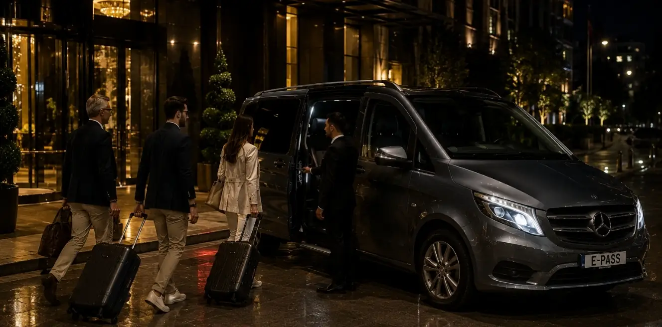 Sabiha Gokcen Airport Saw Private Arrival Departure Transfer By 5 Seater Van