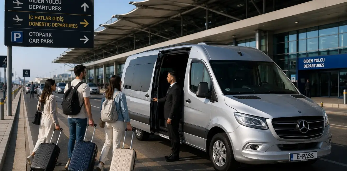 Sabiha Gokcen Airport Saw Private Arrival Departure Transfer By Sprinter 10 Seater 